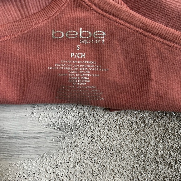 Bebe Sport Rust Ribbed Tank - Picture 2 of 9